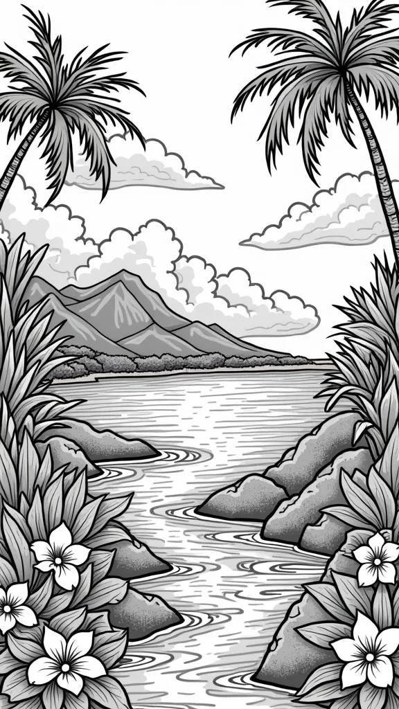 maui coloring page